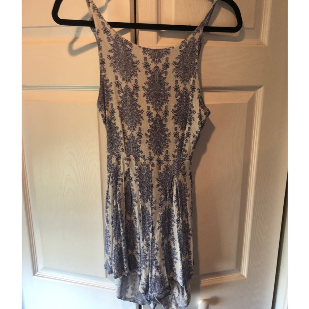 Cute romper with back tie detail